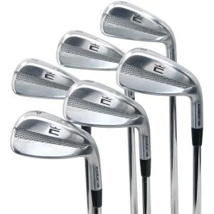 Used Cobra 3DP X Irons 5 - PW Right Handed KBS $-Taper 130 X-Stiff Flex (ZUSC1563)