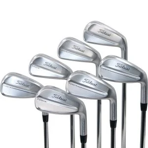 Used Titleist T250 Launch Spec Irons 5 - PW, 52* Right Handed Project X LZ 120 Stiff Flex (ZUSC1577)