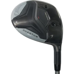 Used Callaway Quantum Max 21&#42; 7 Fairway Wood Right Handed Project X Denali Frost Silver 60 Stiff Flex (ZUSC1658)