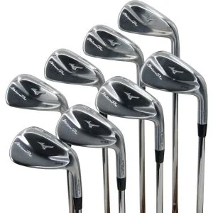 Used Mizuno Pro 245 Irons 4 - PW, GW Right Handed Dynamic Gold Mid 100 R300 Regular Flex (ZUSC1740)