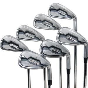 Used Callaway Quantum Max OS Irons 4 - PW Right Handed Nippon N.S. Pro 950GH Neo Regular Flex (ZUSC1829)