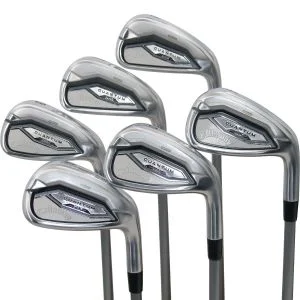 Used Callaway Quantum Max 6-PW, AW Right Handed Project X Denali Frost Silver 60 Regular Flex (ZUSC1863)