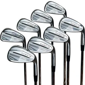 Used Cobra King Tour Irons 4-PW, GW Right Handed Project X LZ 125 X-Stiff Flex (ZUSC196)