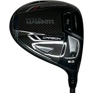 Used Wilson DYNAPWR Carbon 8&#42; Driver Right Handed HZRDUS Black 70 X-Stiff Flex (ZUSC220)