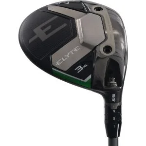 Used Callaway Elyte 16.5&#42; 3HL Fairway Wood Right Handed Denali Charcoal 70 Stiff Flex (ZUSC380)