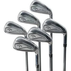 Used Callaway Elyte HL Irons 6 - PW, AW Right Handed Denali Charcoal 55g Senior Flex (ZUSC550)