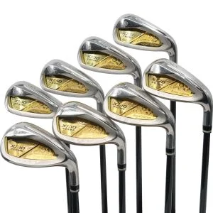 Used XXIO Prime Royal Edition 5 Irons 5 - PW, AW, SW Right Handed SP-1200K 46.5 Regular Flex (ZUSC588)
