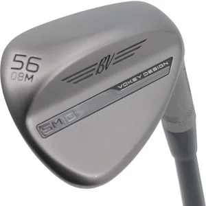 Used Titleist Vokey Design SM10 56&#42; 08M Right Handed Nickel Dynamic Gold Tour Issue Onyx S400 Stiff Flex (ZUSC694)