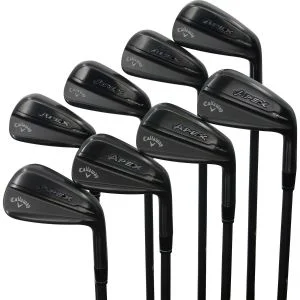 Used Callaway Apex Ti Fusion Irons 4 - PW, AW Right Handed MMT 70 Regular Flex (ZUSC712)