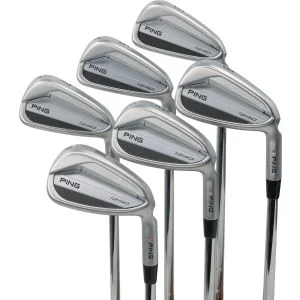 Used Ping G440 Irons 5 - PW, UW Right Handed Ping AWT 3.0 Stiff
