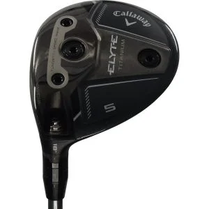 Used Callaway Elyte Ti 18&#42; 5 Fairway Wood Left Handed Denali Charcoal 70 Stiff Flex (ZUSC818)
