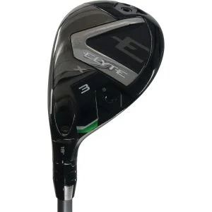 Used Callaway Elyte X 18&#42; 3 Hybrid Left Handed Denali Charcoal 70 Stiff Flex (ZUSC885)