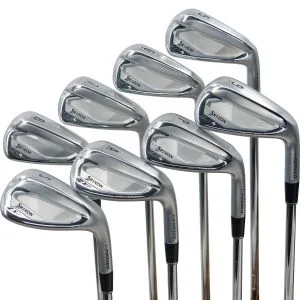 Used Srixon ZXi4 Irons 5 - PW, AW, SW Right Handed KBS Tour Lite Regular Flex (ZUSC990)