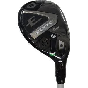 Used Callaway Womens Elyte Max Fast 39* 8 Hybrid Right Handed Mitsubishi Eldio Green 40 Ladies Flex (ZUSC996)