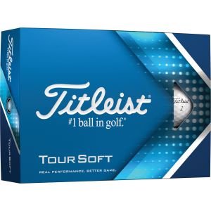 Titleist Tour Soft White Golf Balls Packaging