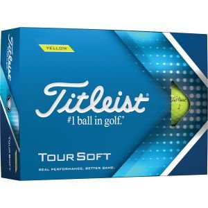 Titleist Tour Soft Yellow Golf Balls Packaging
