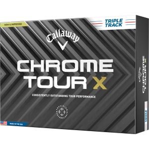 Callaway Chrome Tour X Triple Track Golf Balls Packaging