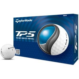 2024 TaylorMade TP5 Golf Balls Dozen Box and Ball