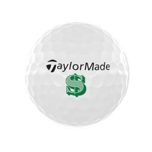 2024 TaylorMade TP5x MySymbol Dollar Sign Golf Balls