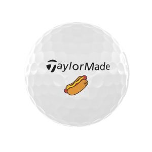 2024 TaylorMade TP5x MySymbol Hot Dog Golf Balls