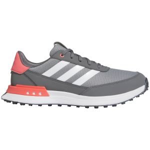 adidas S2G Spikeless 24 Golf Shoes Grey Three/Cloud White/Preloved Scarlet
