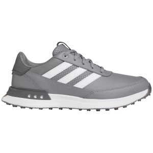 adidas S2G Spikeless Leather 24 Golf Shoes Grey Three/Cloud White/Grey Five
