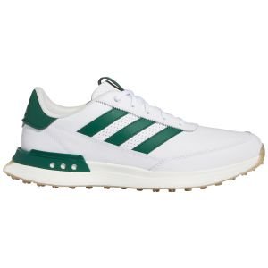 adidas S2G Spikeless Leather 24 Golf Shoes Cloud White/Collegiate Green/Gum