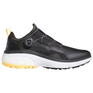 adidas Solarmotion BOA Golf shoes Core Black/Dark Silver Metallic/Solar Gold