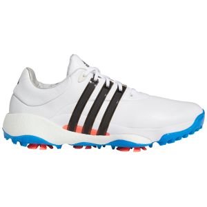 adidas Tour 360 22 Golf Shoes - Ftwr White/Core Black/Blue Rush