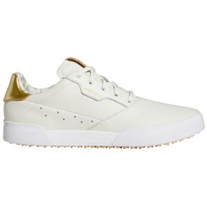 adidas Womens Adicross Retro Golf Shoes White Tint/Pulse Amber/Ecru Tint