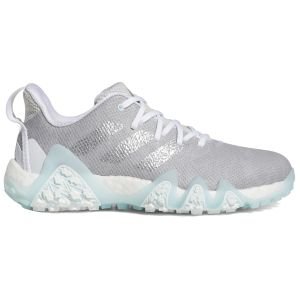 adidas Womens CodeChaos 22 Golf Shoes - Grey One/Silver Metallic/Almost Blue