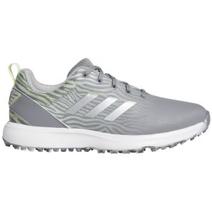 adidas Womens S2G Spikeless Golf Shoes Grey Three/Silver Metallic Pulse Lime