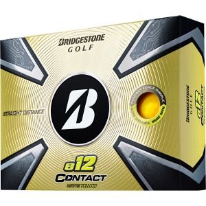 2023 Bridgestone e12 Contact Matte Yellow Golf Balls