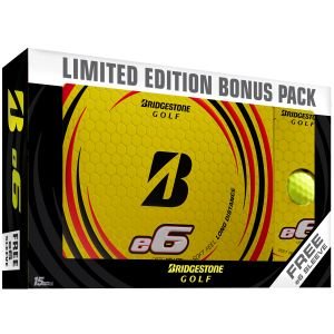 Bridgestone e6 Limited Edition Bonus Pack Yellow Golf Balls
