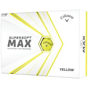 Callaway Supersoft MAX Golf Balls - Yellow
