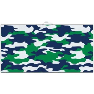 Devant Ultimate Microfiber Golf Towel - Navy/Kelly Camo