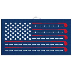 Devant Ultimate Microfiber Golf Towel Golf American Flag