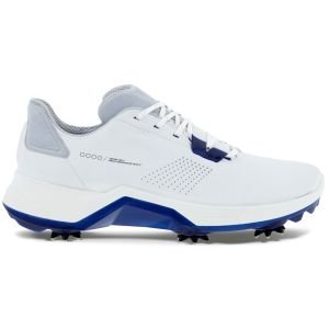 ECCO BIOM G5 Golf Shoes - White/Blue Depths