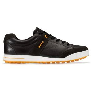 Ecco Original Street Retro Golf Shoes Licorice/Coffee/Fanta 2020