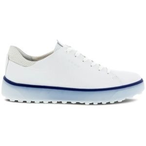 ECCO Tray Golf Shoes White/Blue Depths