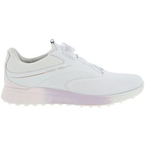 ECCO Womens S-Three BOA Golf Shoes White/Delicacy/White