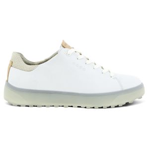 ECCO Womens Tray Laced Golf Shoes - Bright White
