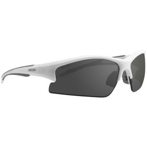 Epoch Eyewear Brodie White Sunglasses - Smoke Lens