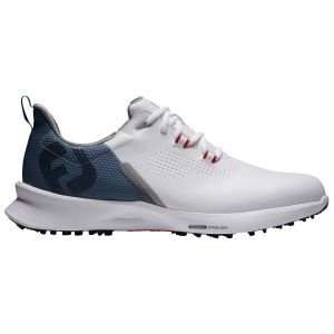 FootJoy Fuel Golf Shoes - White/Blue Fog/Red 55441