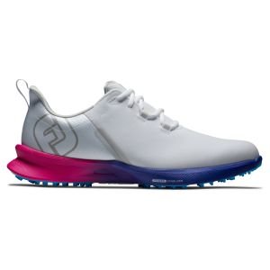 FootJoy Fuel Sport Golf Shoes 2023 - White/Pink 55455
