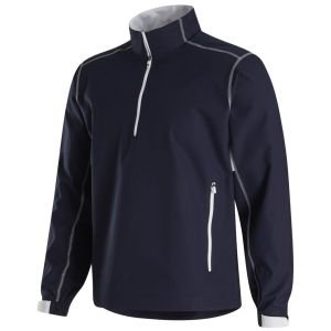 FootJoy Sport Windshirt Golf Pullover - Navy/White 32659