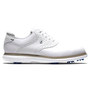 FootJoy Traditions Golf Shoes - White/White 57903