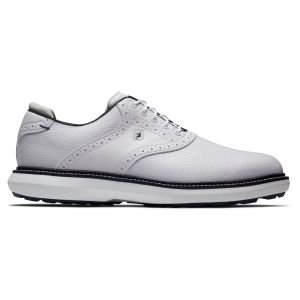 FootJoy Traditions Spikeless Golf Shoes 2023 - White 57927