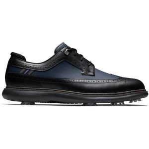 FootJoy Traditions Wing Tip Golf Shoes Black/Navy