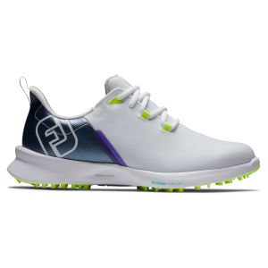 FootJoy Womens Fuel Sport Golf Shoes 2023 - White/Navy 90128
